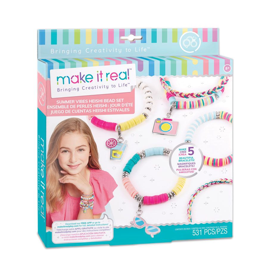 Buy Make It Real Summer Vibes Heishi Bead Bracelets | Yallatoys.com
