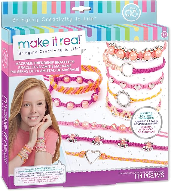 Buy Make It Real Macrame Friendship Bracelets | Yallatoys.com