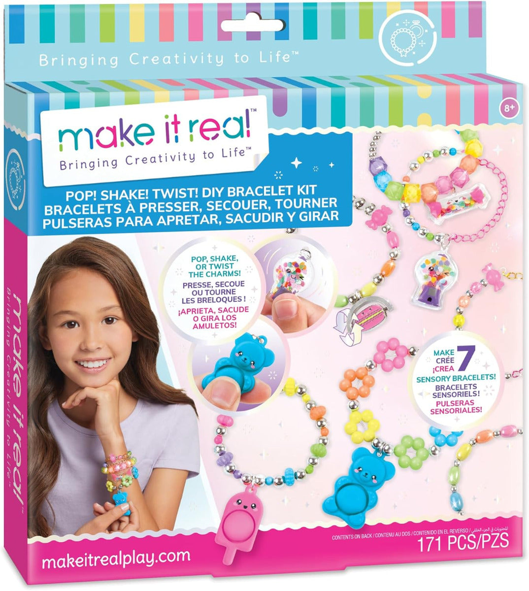 Buy Make It Real Pop Shake Twist DIY Bracelet Kit | Yallatoys.com