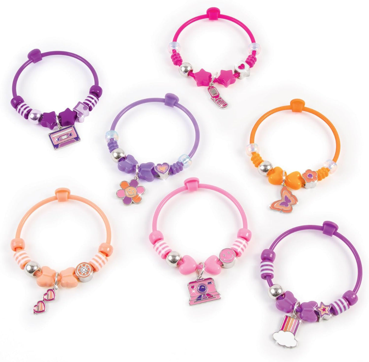 Buy Make It Real DIY Fashion Beaded Bangle Bracelets | Yallatoys.com