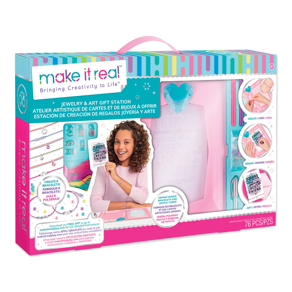Buy Make It Real Jewelry & Art Gift Station | Yallatoys.com