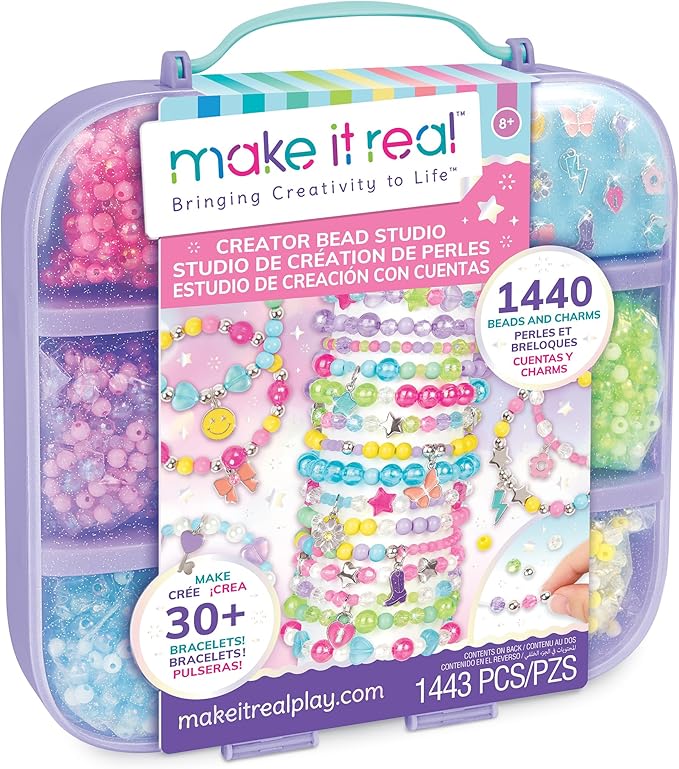 Buy Make It Real Creator Bead Studio  1443 pc DIY Bracelet Kit | Yallatoys.com