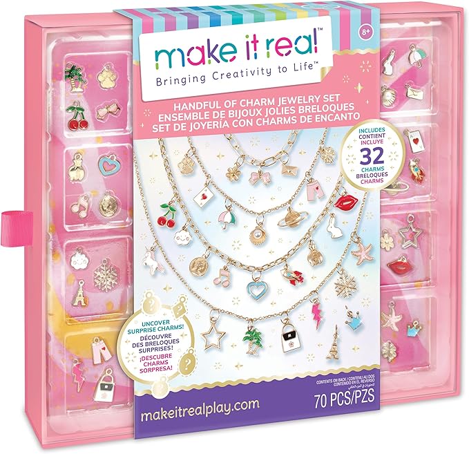 Buy Make It Real Handful of Charm 70 pc DIY Jewelry Set | Yallatoys.com