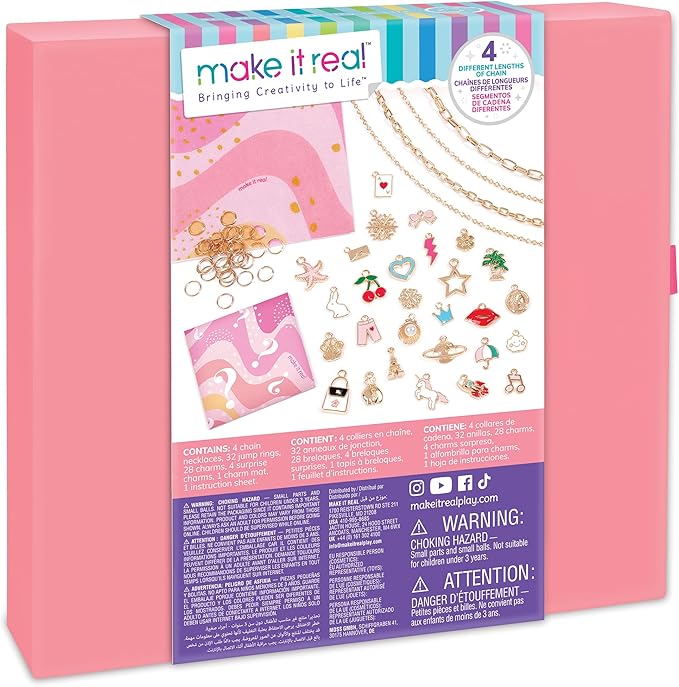 Buy Make It Real Handful of Charm 70 pc DIY Jewelry Set | Yallatoys.com
