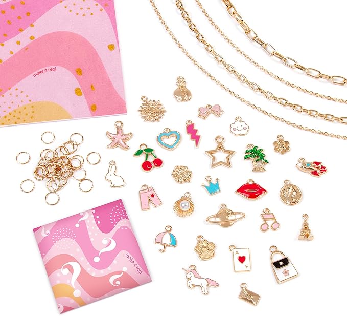 Buy Make It Real Handful of Charm 70 pc DIY Jewelry Set | Yallatoys.com