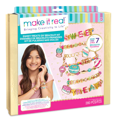 Buy Make It Real Sweet Treats DIY Bracelet Kit | Yallatoys.com