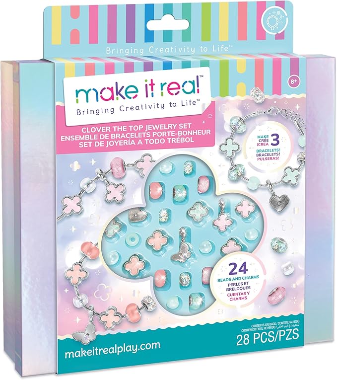 Buy Make It Real Clover The Top 28 pc DIY Jewelry Set | Yallatoys.com