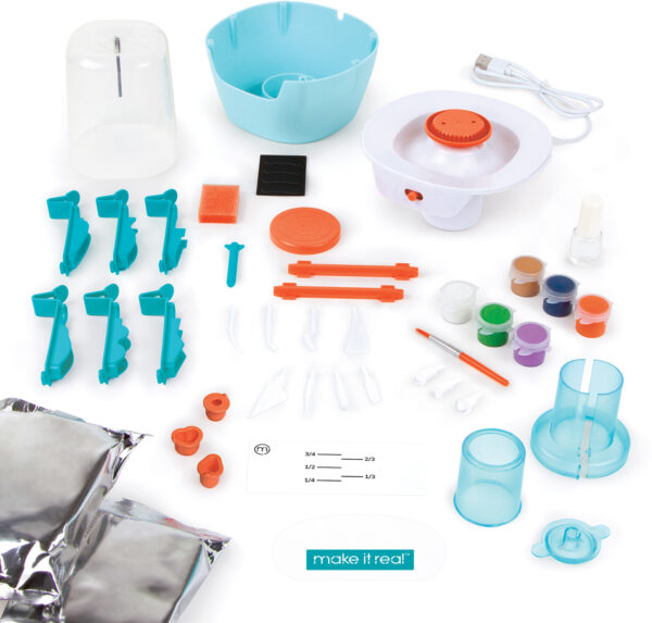 Buy Make It Real Mini Pottery Studio Deluxe Set | Yallatoys.com