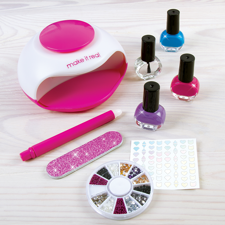 Buy Make It Real Glitter Dream Nail Spa | Yallatoys.com