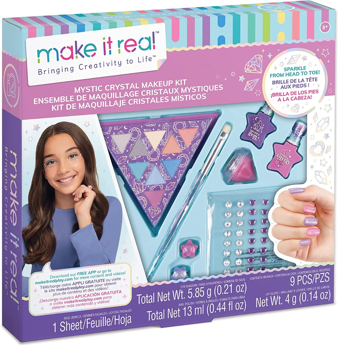 Buy Make It Real Mystic Crystal Makeup Kit | Yallatoys.com