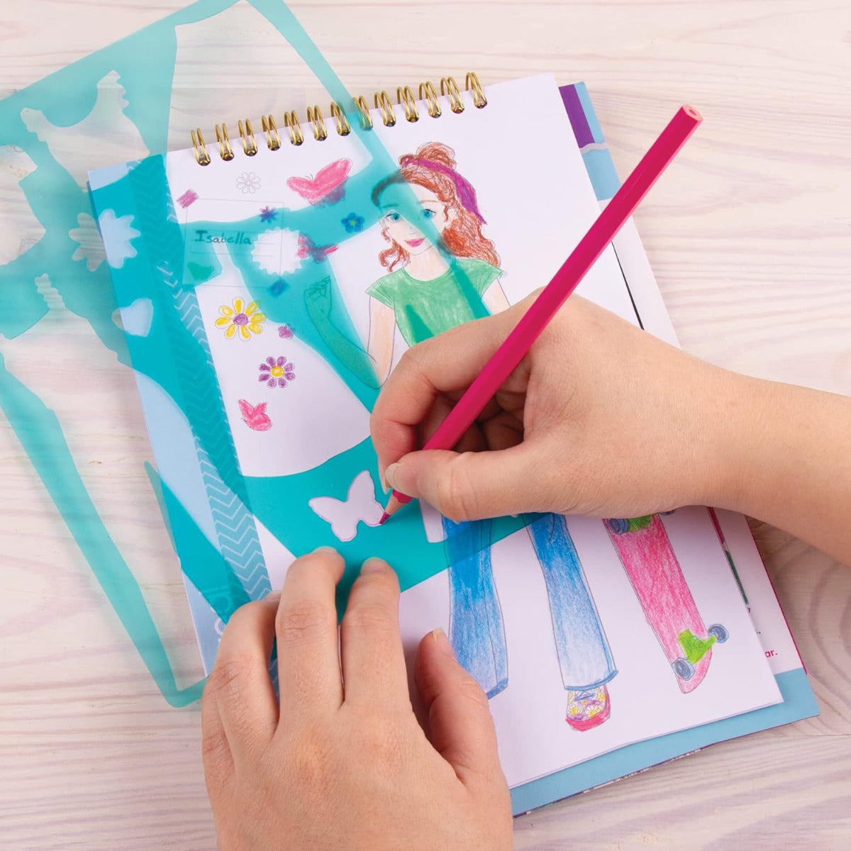 Buy Make It Real Fashion Design Sketchbook Blooming Vibes | Yallatoys.com