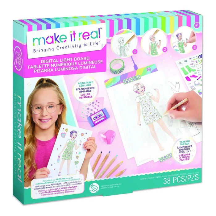 Buy Make it Real Digital Light Board Kit Craft Set | Yallatoys.com