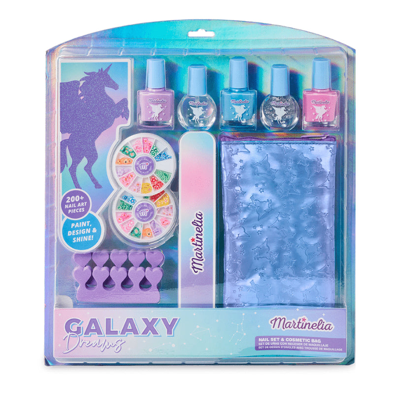 Buy Martinelia Galaxy Dreams Nail Set and Cosmetic Bag | Yallatoys.com