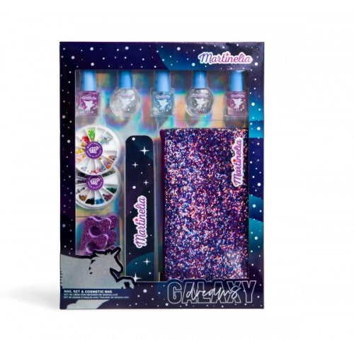 Buy Martinelia Galaxy Dreams Nail Set and Cosmetics Bag | Yallatoys.com
