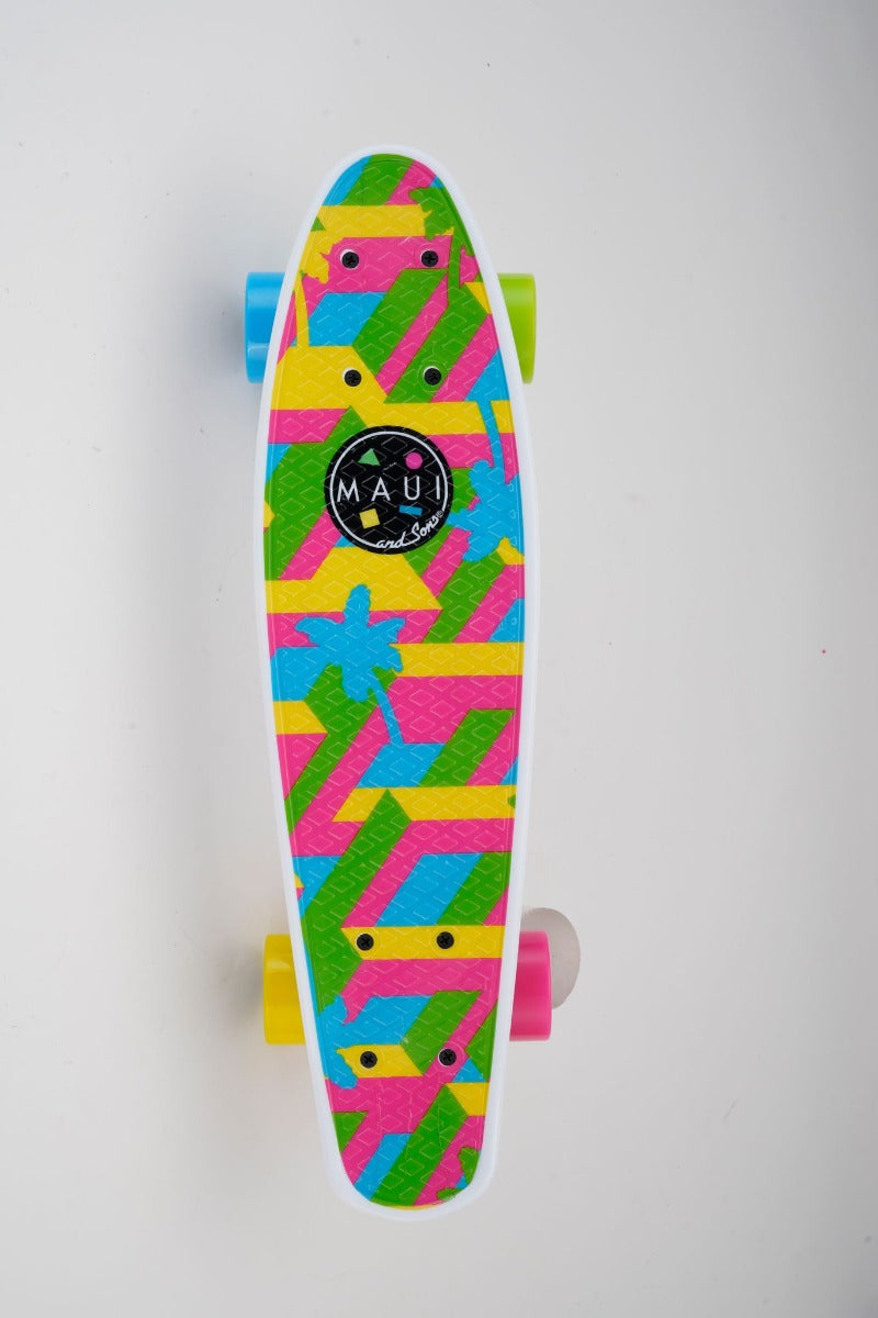 Buy Maui Printed PU Kicktail Locked In Skateboard | Yallatoys.com