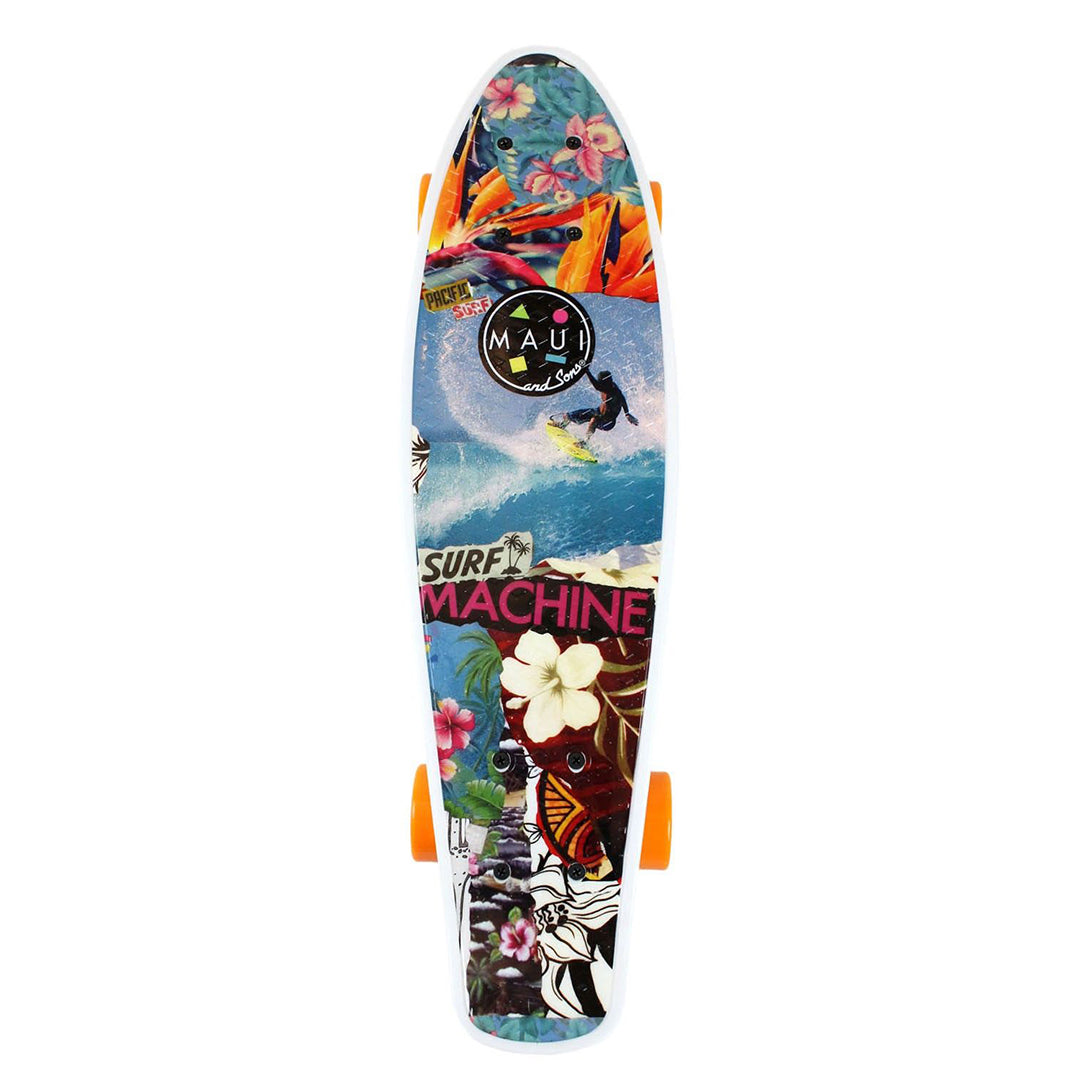 Buy Maui Printed PU Kicktail Surf Machine Skateboard | Yallatoys.com