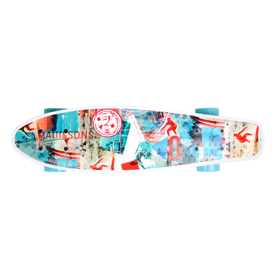 Buy Maui Printed PU Kicktail One Eighty Skateboard | Yallatoys.com