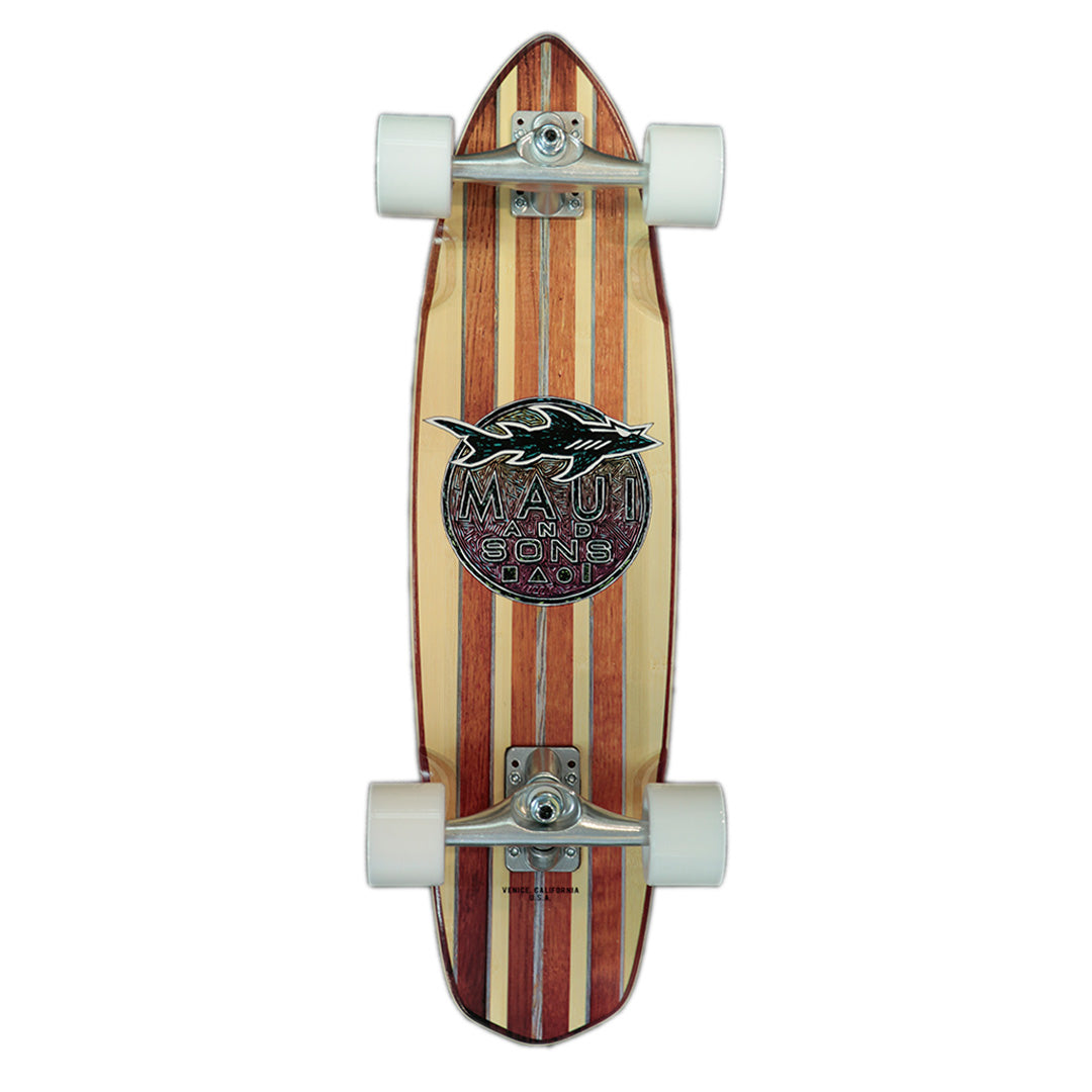 Buy Maui Carving Cruiser Kali Style Skateboard | Yallatoys.com