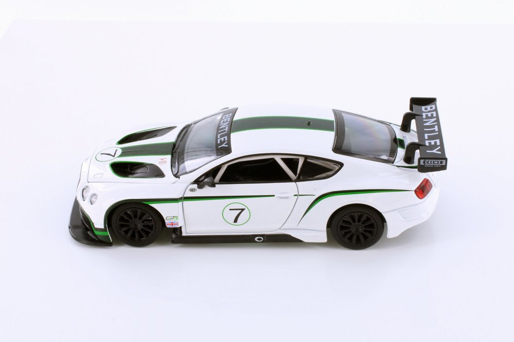 Buy Metal Speed Zone Bentley Continental GT3 Concept White Diecast Model Toy Car | Yallatoys.com