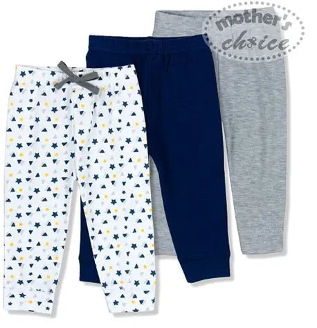Mothers Choice Baby Legging In 3Pcs Pack - Blue Mothers Choice