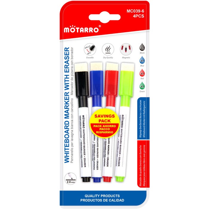 Buy Motarro White board marker With eraser for Kids | Yallatoys.com