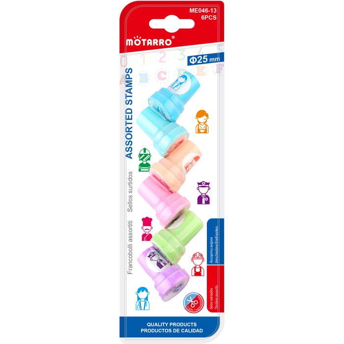 Buy Motarro Careers Series Stamps For Kids Set Of 6pcs | Yallatoys.com