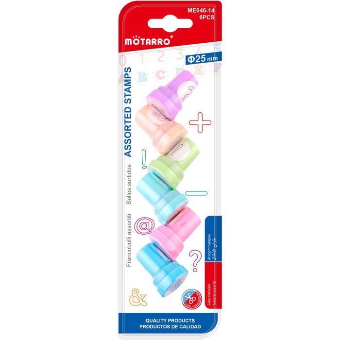 Buy Motarro Math Symbol Series Stamps For Kids Set Of 6pcs | Yallatoys.com