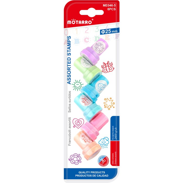 Buy Motarro Starry Sky Series Stamps For Kids Set Of 6pcs | Yallatoys.com