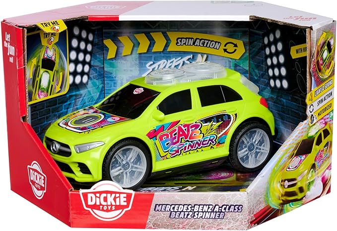 musical spinner toy car