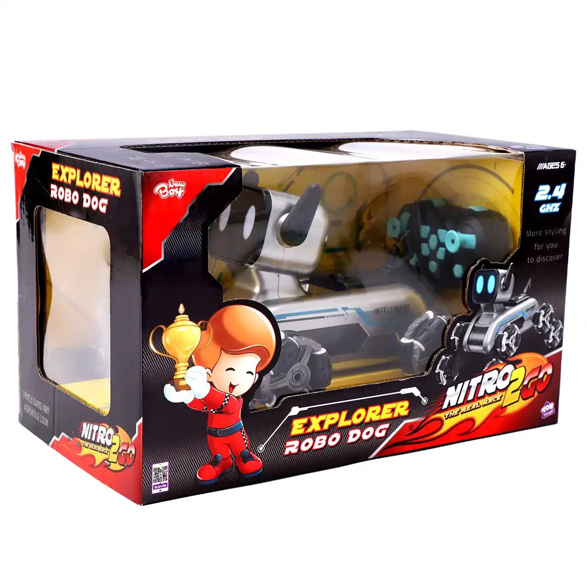 Buy Nitro2Go Explorer Robo Dog Toy | Yallatoys.com