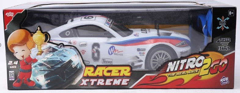 Buy Nitro2Go Racer Xtreme Remote Control Car White | Yallatoys.com