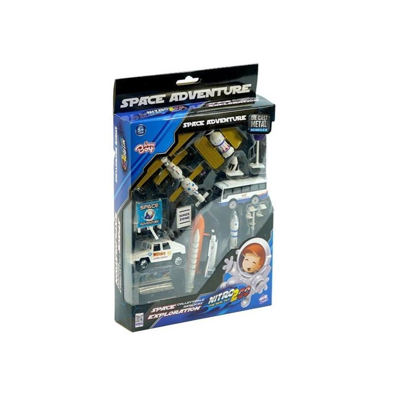 Buy Nitro2Go Die-Cast Metal Space Adventure 12pcs | Yallatoys.com