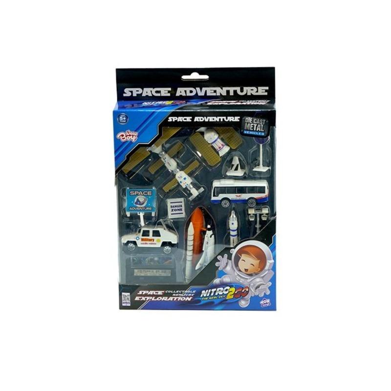 Buy Nitro2Go Die-Cast Metal Space Adventure 12pcs | Yallatoys.com