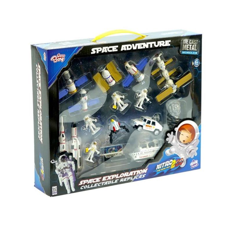 Buy Nitro2Go Die-Cast Metal Space Adventure 17pcs | Yallatoys.com