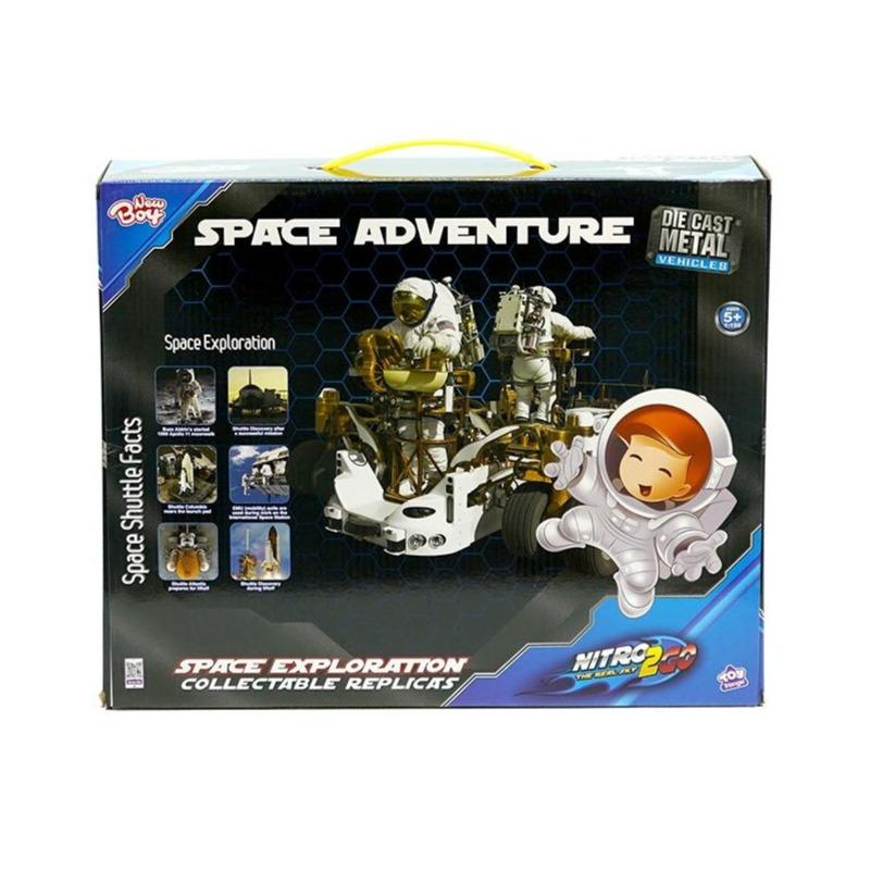 Buy Nitro2Go Die-Cast Metal Space Adventure 17pcs | Yallatoys.com