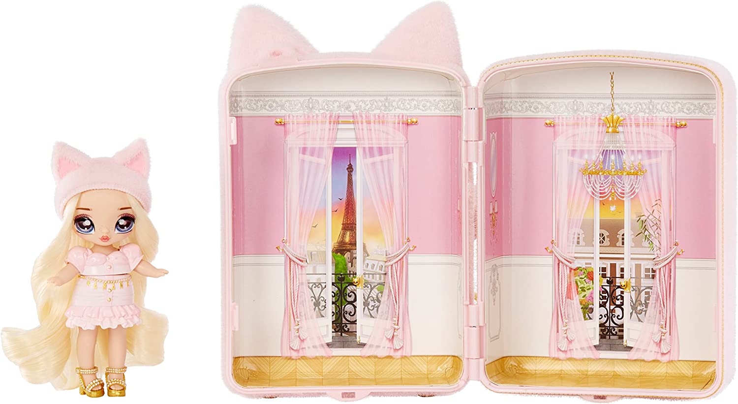 Buy Na Na Na Surprise Mini Backpack Playset Parisian Kitty | Yallatoys.com