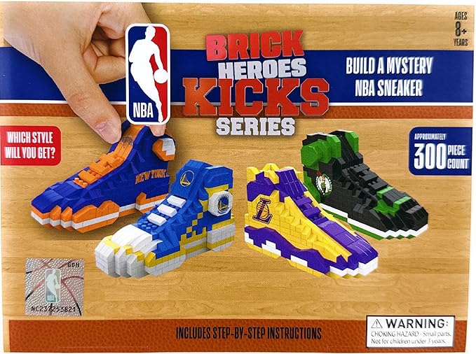 Buy NBA Brick Heroes Kicks Series Small Collectible Building Mystery Sneaker 300Pcs (Sold Separately Subjected to Availability) | Yallatoys.com