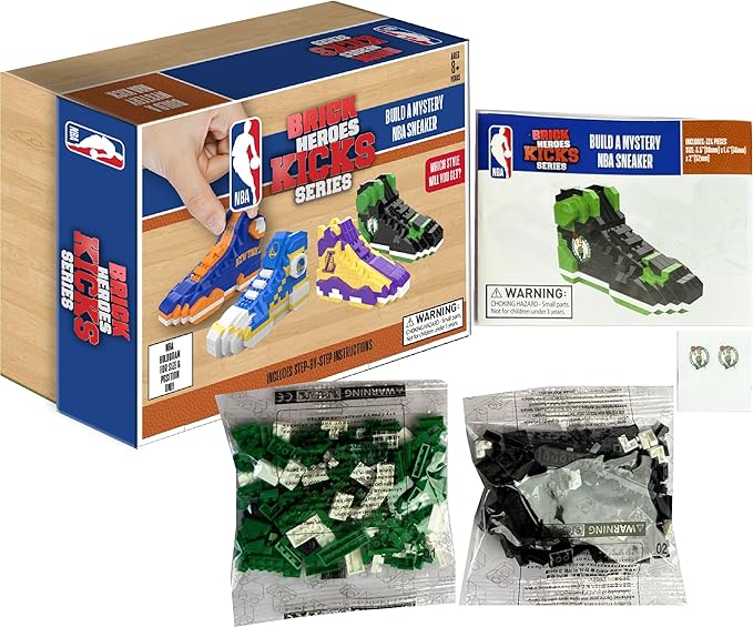 Buy NBA Brick Heroes Kicks Series Small Collectible Building Mystery Sneaker 300Pcs (Sold Separately Subjected to Availability) | Yallatoys.com