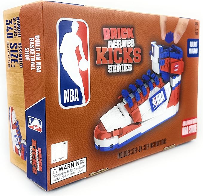 Buy NBA Brick Heroes Kicks Large Collectible Building Sneaker 500Pcs (Sold Separately Subjected to Availability) | Yallatoys.com