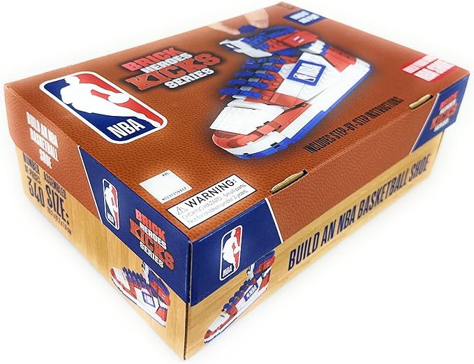 Buy NBA Brick Heroes Kicks Large Collectible Building Sneaker 500Pcs (Sold Separately Subjected to Availability) | Yallatoys.com