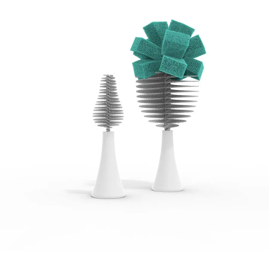 Nanobebe Flexy Brush  Twin Pack  Teal Nanobebe Yallatoys