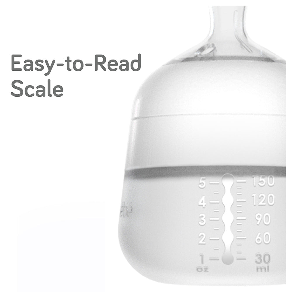 Nanobebe 150Ml Silicone Bottle  3 Pack  Grey Nanobebe Yallatoys