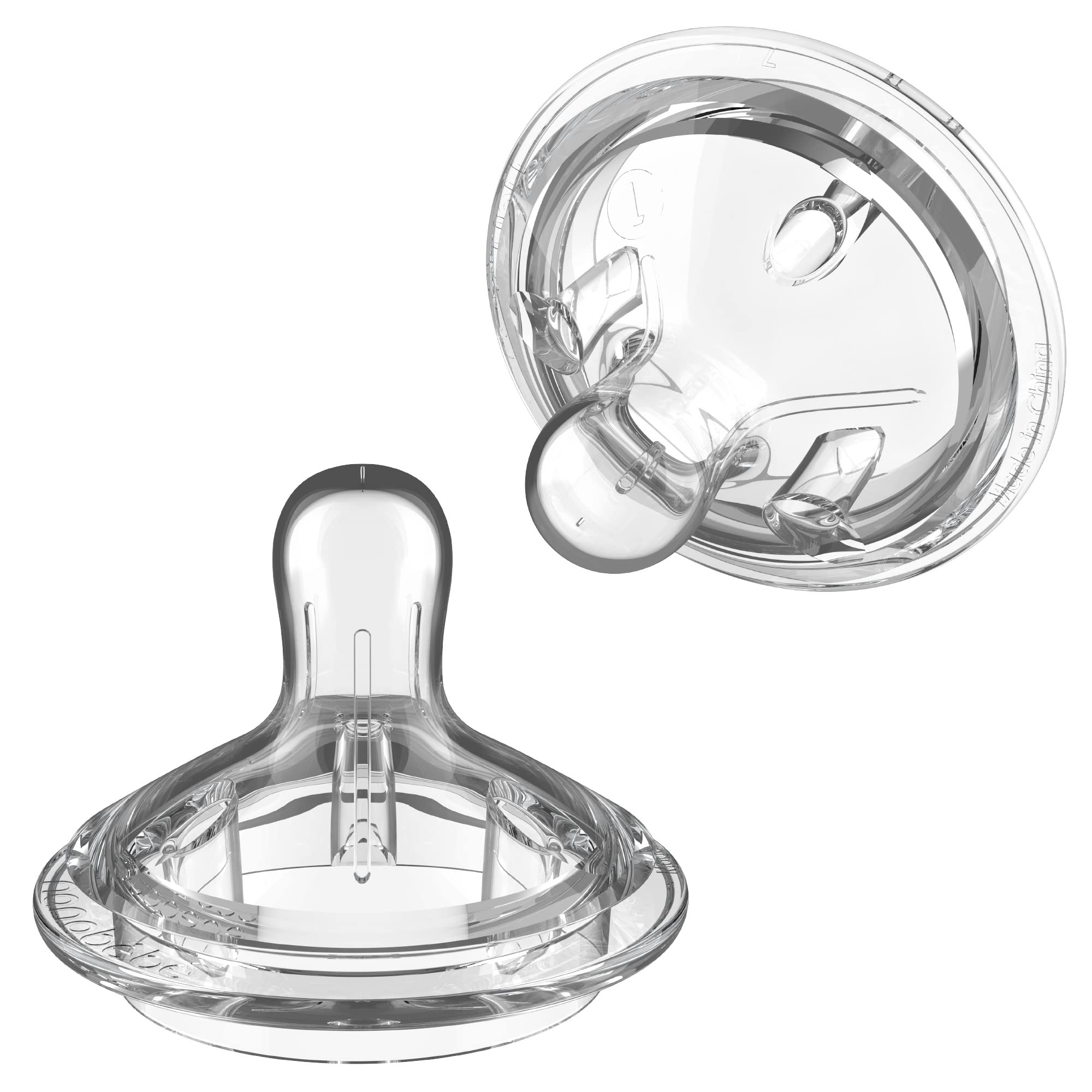 Nanobebe Silicone Nipples Twin Pack Medium Flow Nanobebe Yallatoys