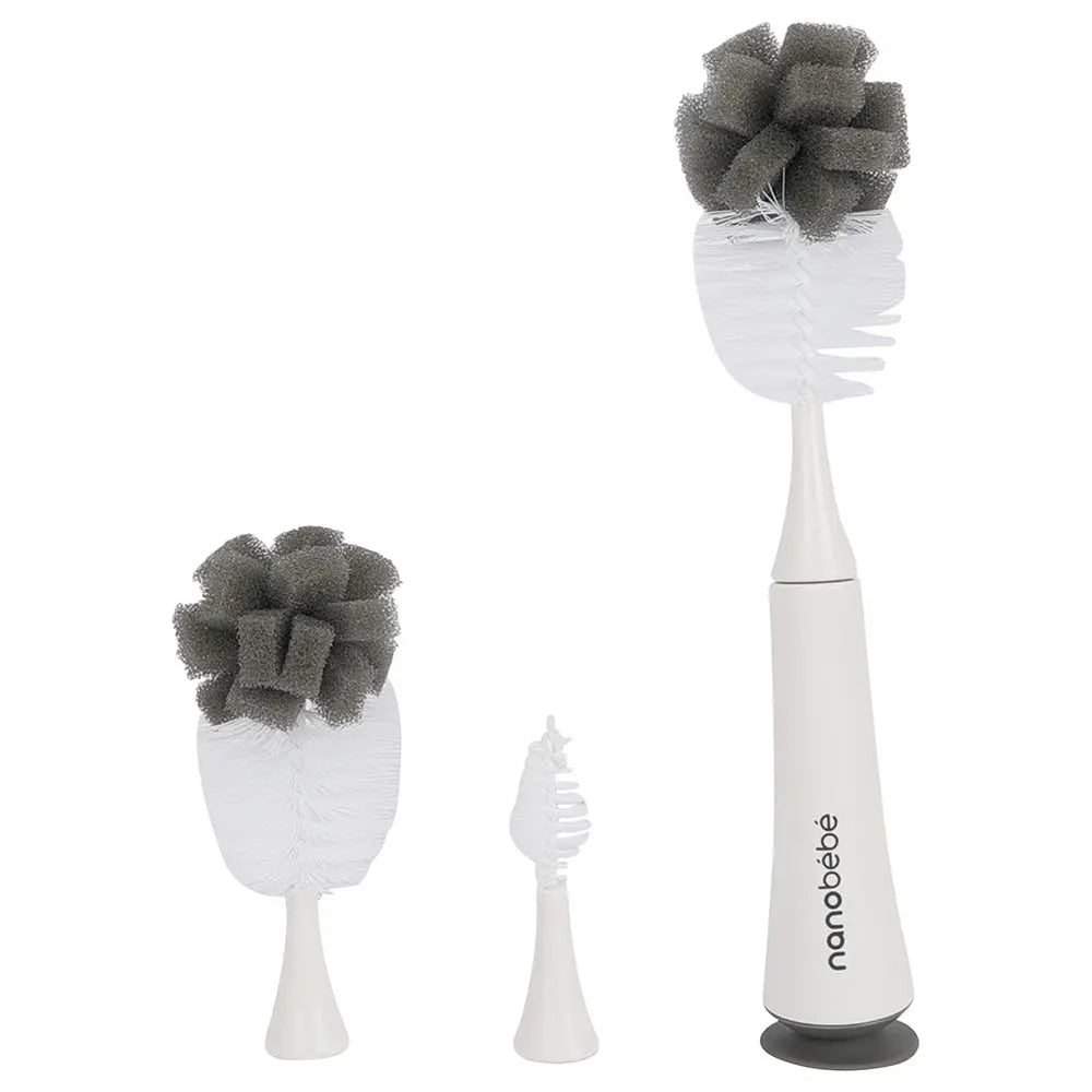 Nanobebe Flexy Brush  Single Pack Grey Nanobebe Yallatoys
