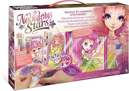 Buy Nebulous Stars Dazzle By Number Stationery | Yallatoys.com
