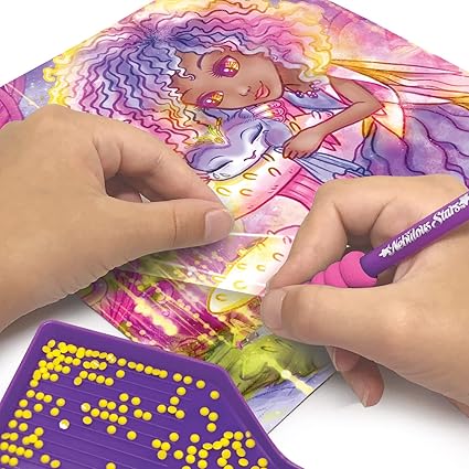 Buy Nebulous Stars Dazzle By Number Stationery | Yallatoys.com