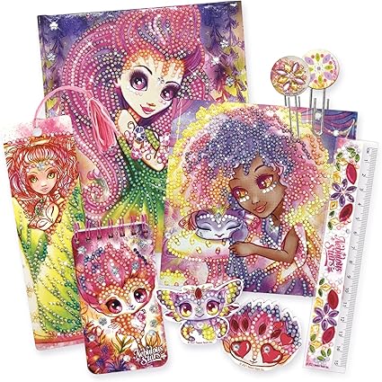 Buy Nebulous Stars Dazzle By Number Stationery | Yallatoys.com