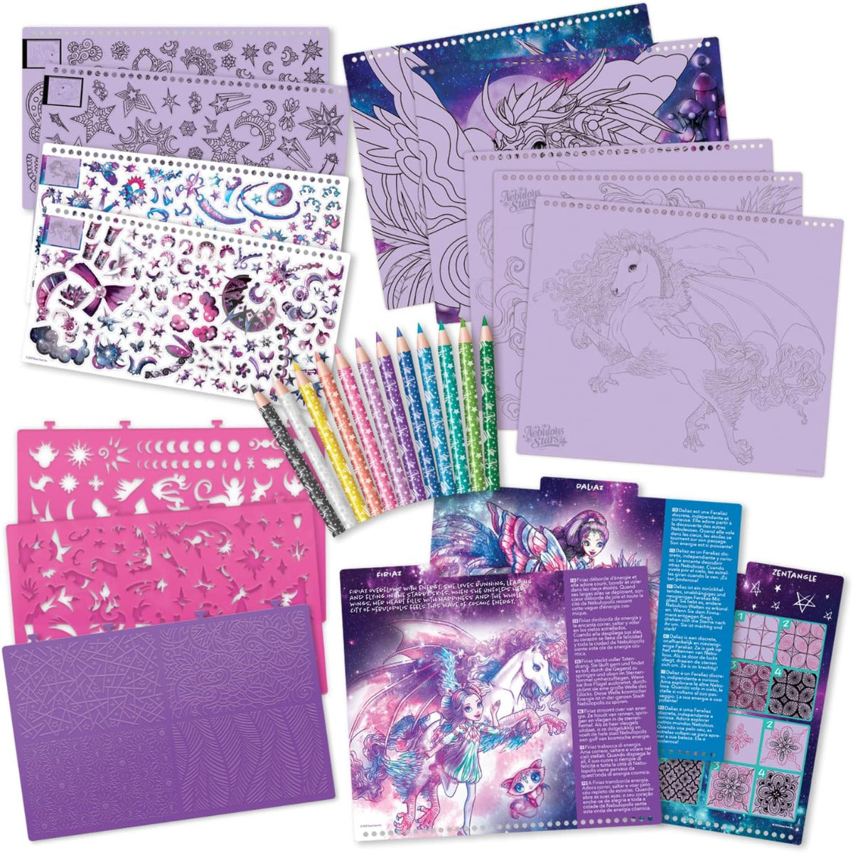 Buy Nebulous Stars Large Sketchbook Space Fantasy Horses Firiaz & Daliaz | Yallatoys.com
