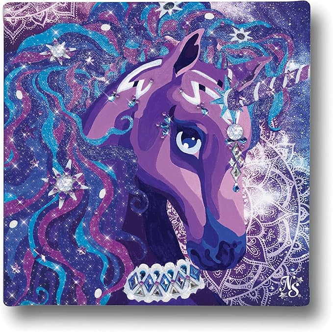 Buy Nebulous Stars Paint By Number on Canvas Nebulia & Horse | Yallatoys.com