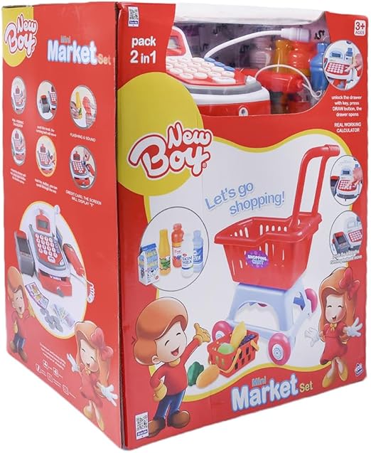 Buy New Boy Mini Market Set | Yallatoys.com